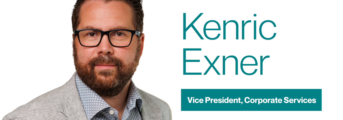 Harvard Welcomes Kenric Exner as our New Vice President, Corporate Services